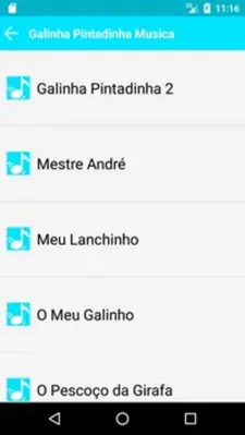 Galinha Pintadinha Musica android App screenshot 0